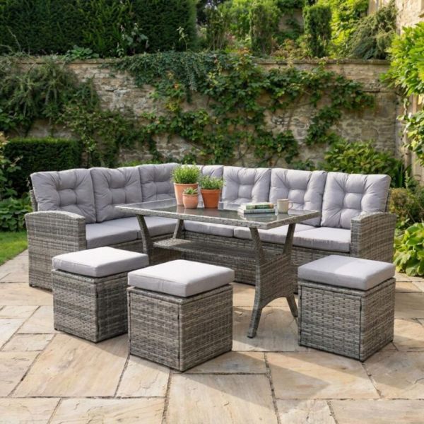 Rattan Corner Sofa Set