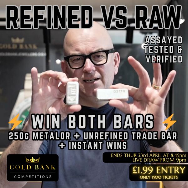 ENDING TODAY – THE REFINED vs UNREFINED SILVER DROP