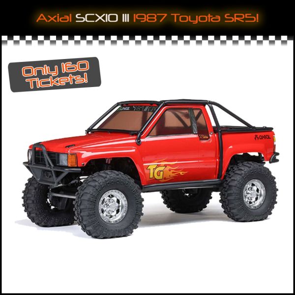 Axial 1/10 SCX10 III 1987 Toyota SR5 4X4 RTR Brushed Rock Crawler or £350!