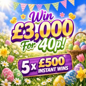 Auto-Draw: £3,000 Tax Free Cash + 5 x £500 Instants