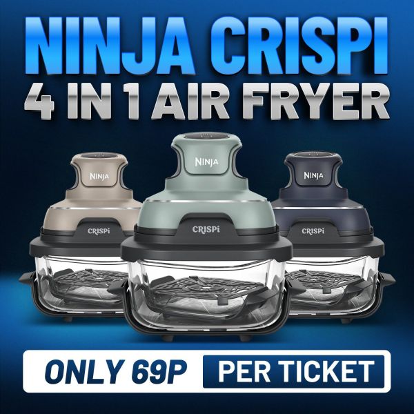 WIN A NINJA CRISPI 4-IN-1 PORTABLE GLASS AIR FRYER FOR ONLY 69P! 🥘
