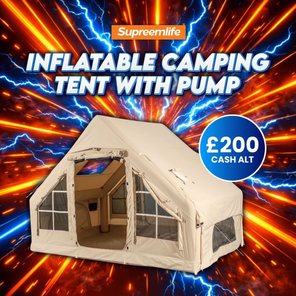Inflatable Camping Tent with Pump
