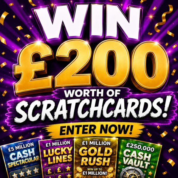 £200 Of Scratchcards – Just 39p!
