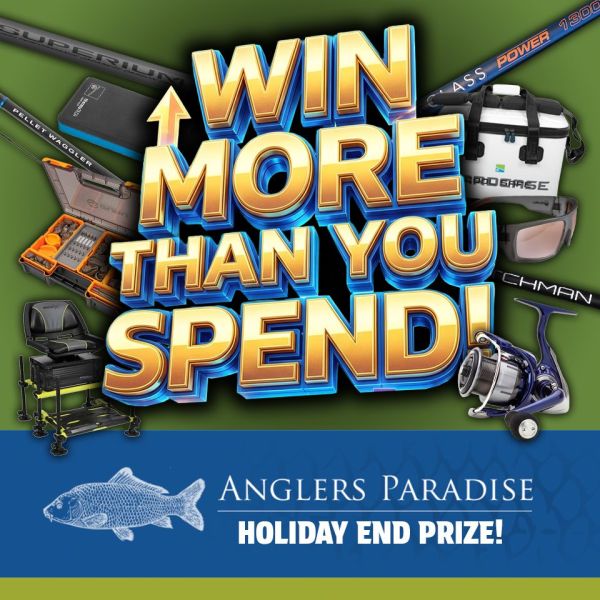 WIN MORE THAN YOU SPEND – 1 Week Holiday to Anglers Paradise End Prize – EVERY TICKET WINS!