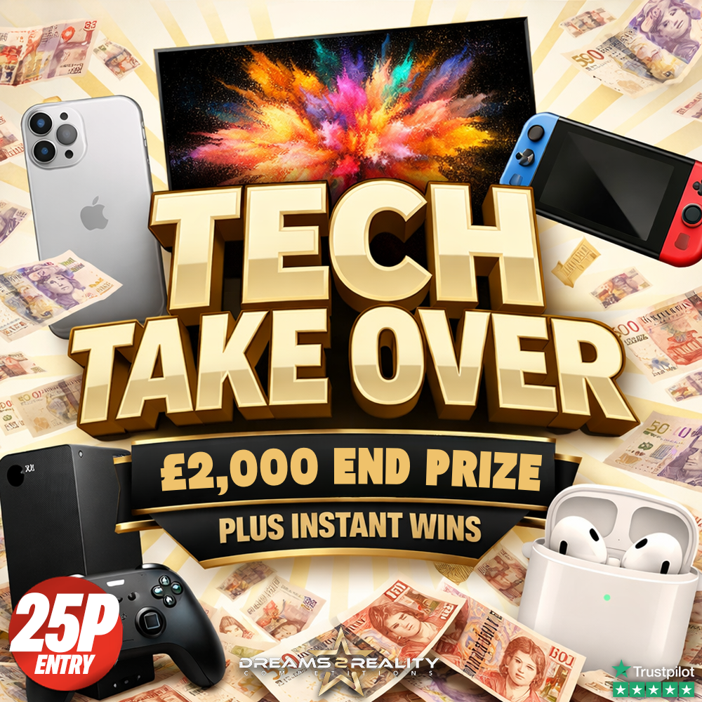 Tech Takeover | Win Tech & Cash!