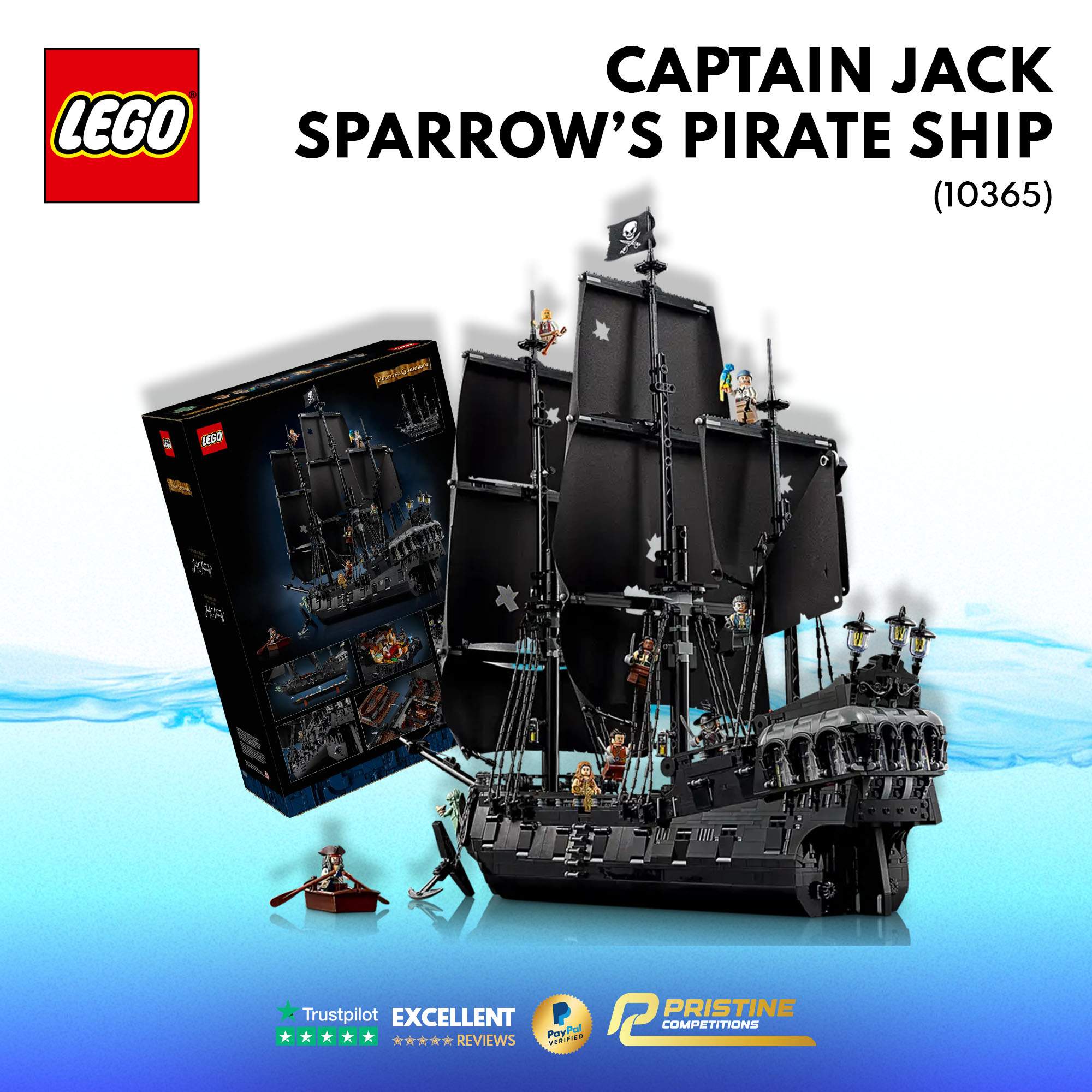 NEW LEGO Icons 10365 Captain Jack Sparrow’s Pirates of the Caribbean Ship Set #2