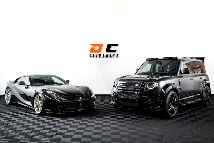 Win this Ferrari 812 u0026 Urban Defender 110 u0026 £5,000 or £270,000 Tax Free