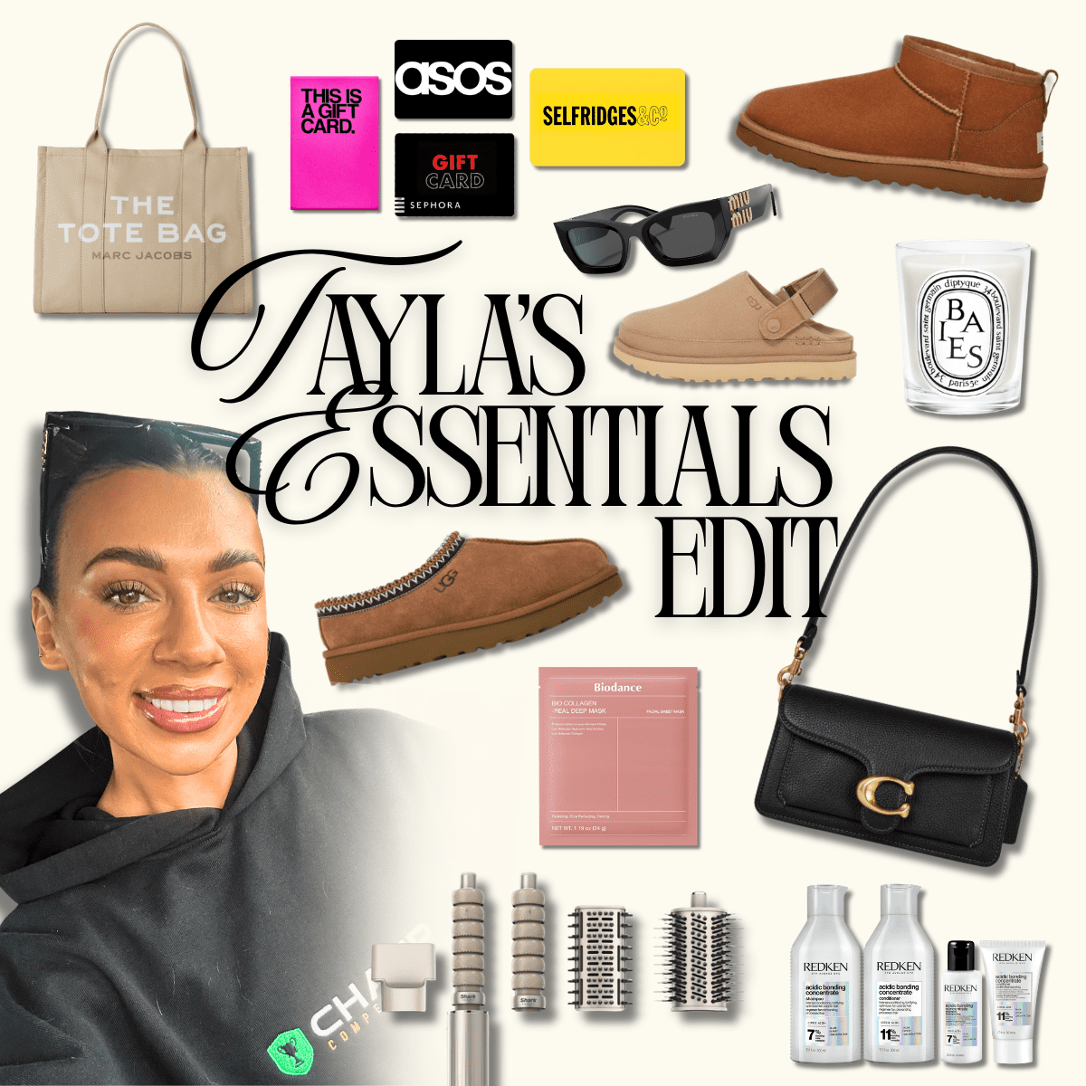 Tayla’s Essentials Edit + Aqua Sana Spa Day for 2 – Jackpot Prize!
