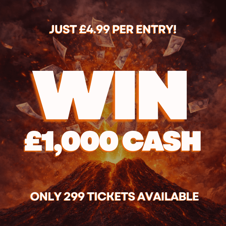 £1000 CASH MEGA LOW ODDS