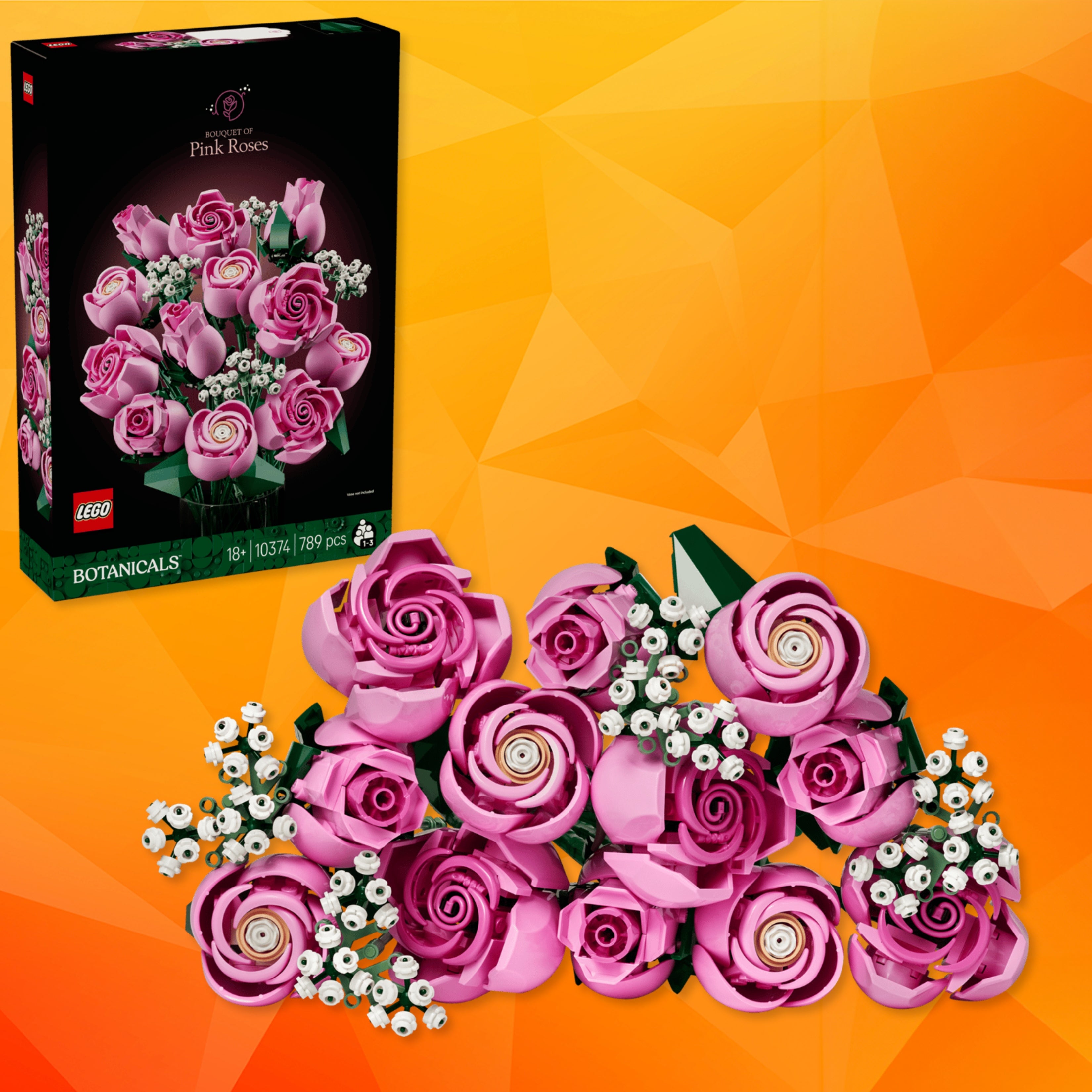 LEGO Botanicals Bouquet of Pink Roses