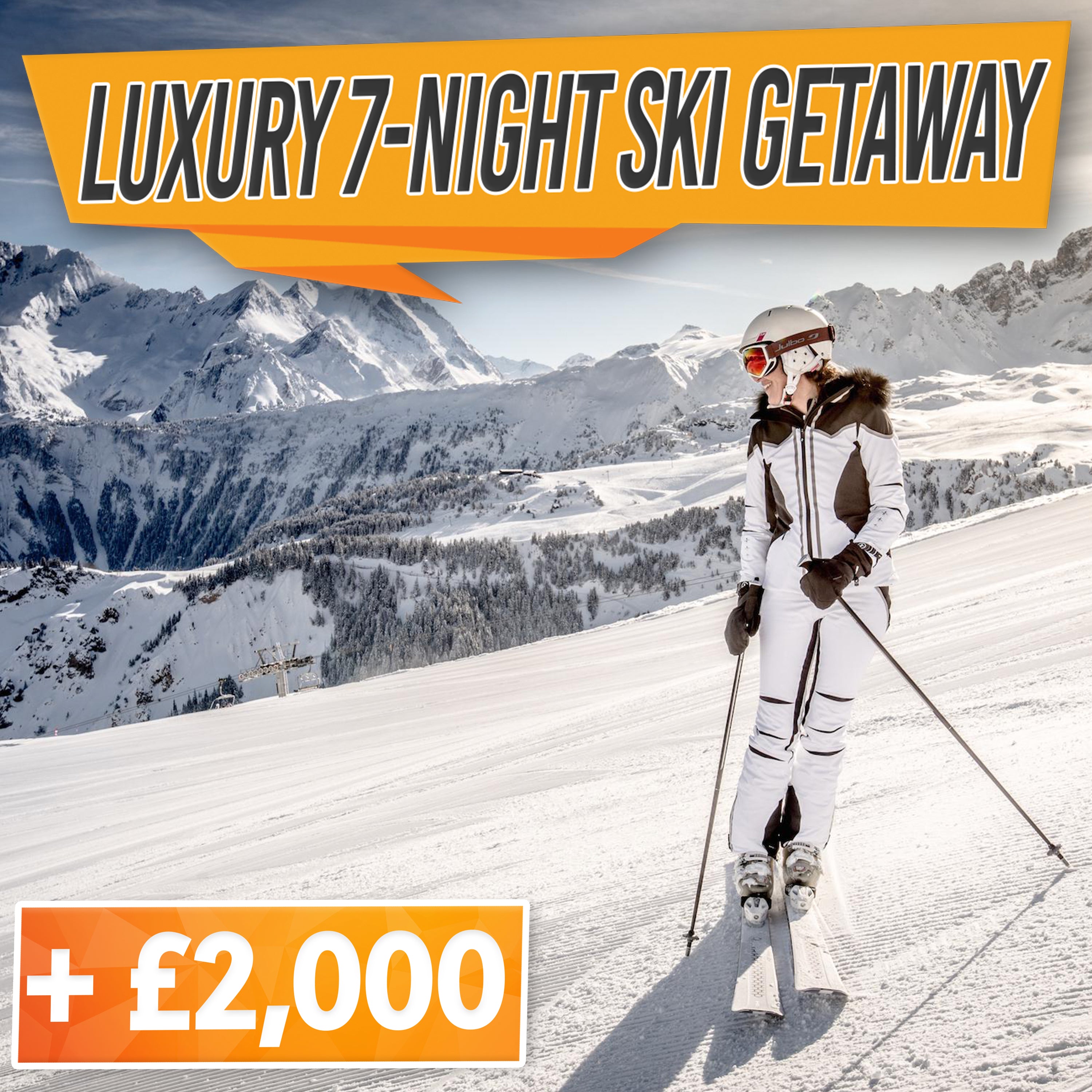 Luxury 7-Night Ski Getaway in Courchevel for 2