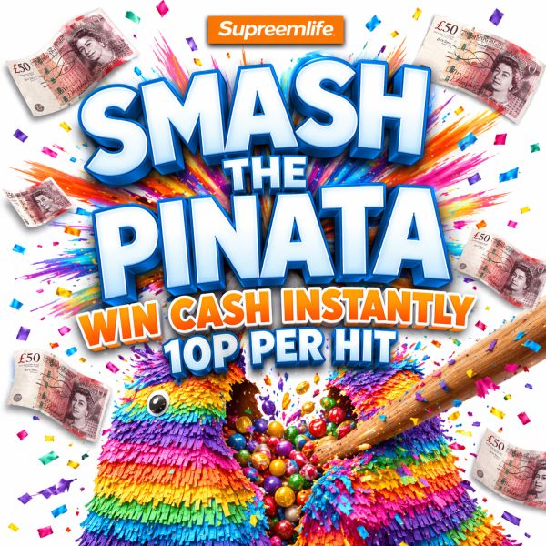 BRAND NEW! £5000 SMASH THE PINATA!
