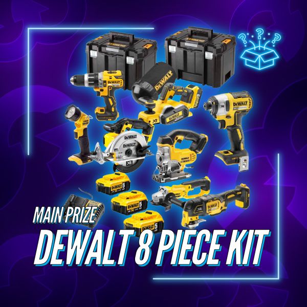 DeWalt TDKIT8 XR 18V 8 Piece Kit #1