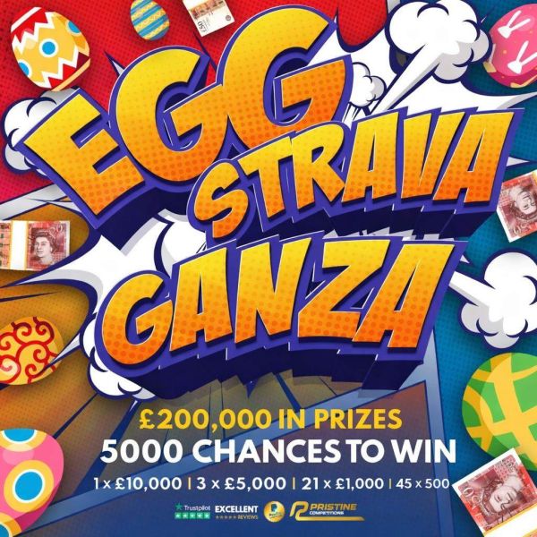 Easter Eggstravaganza Instant Wins – 5,000 Prizes – £200,000 Prize Fund