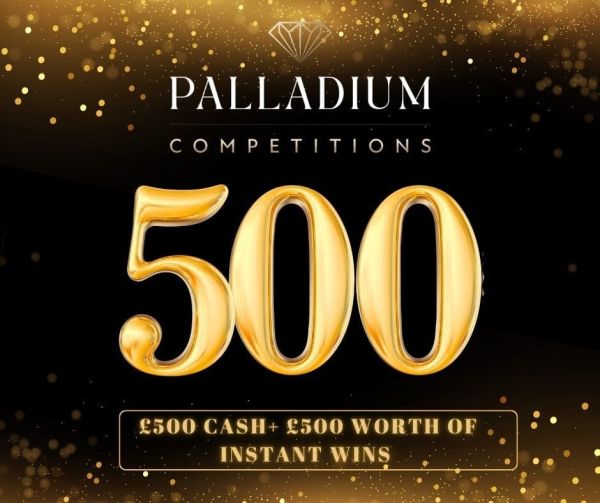 £500 Cash Main Prize + £500 Worth of Instant Wins!