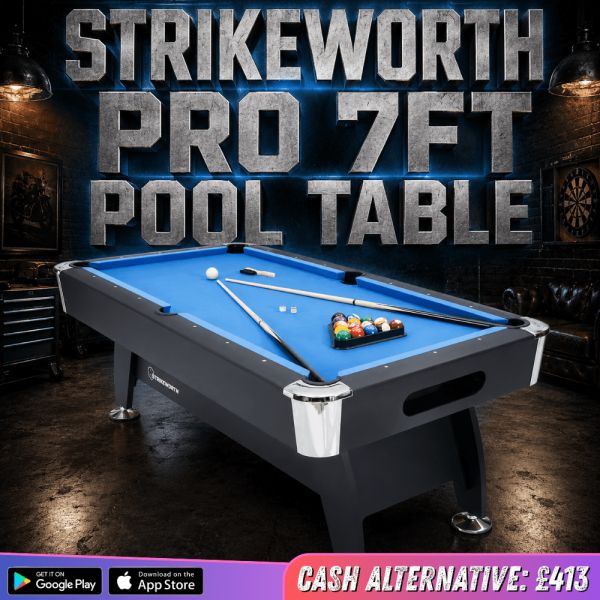STRIKEWORTH PRO 7FT POOL TABLE