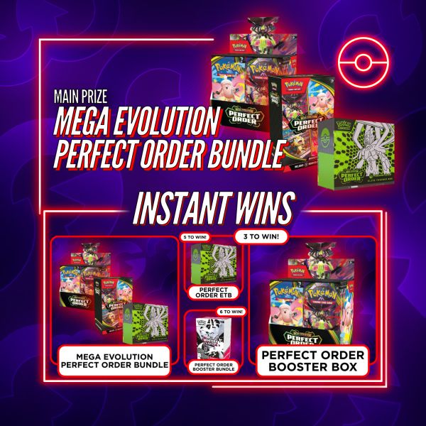Mega Evolution Perfect Order Bundle + Instant Wins #8