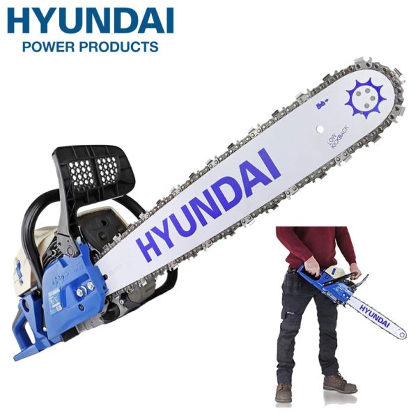 Hyundai Petrol Chainsaw + Storage Bag And Bar Cover With 3 Year Warran...