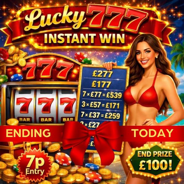 Lucky 7s Instant Slots #2 (£100 End Prize)