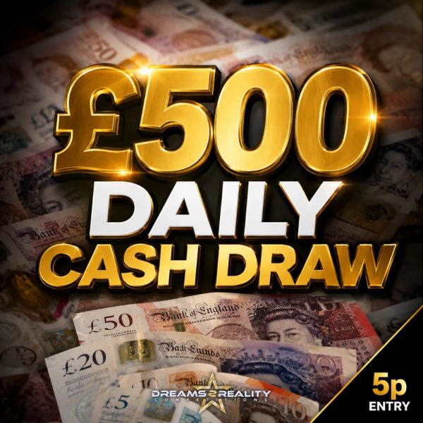 £500 Daily Cash Draw