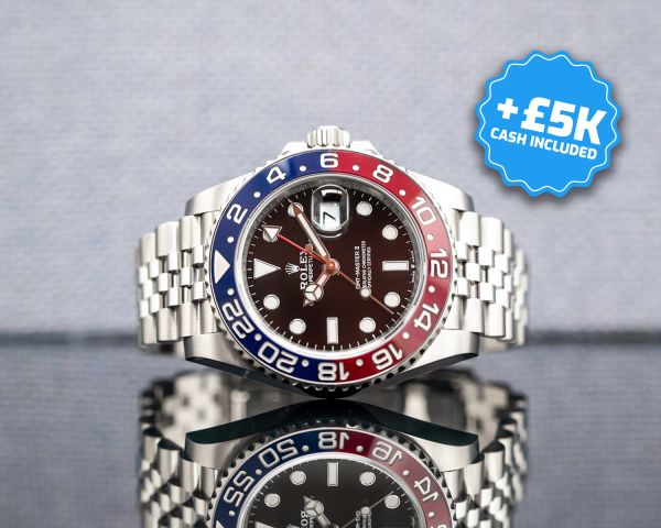 Win This Rolex GMT Master II "Pepsi" + £5,000 Cash!