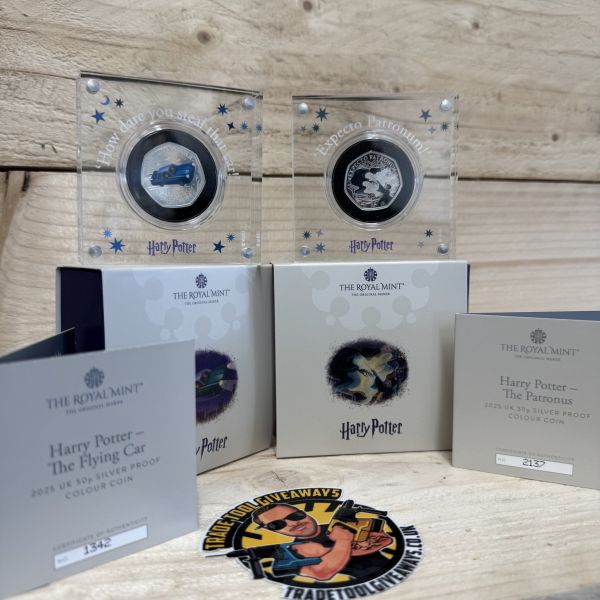 Auto Draw – Harry Potter – 2025 UK 50p Silver Proof Colour Coin Of Your Choice