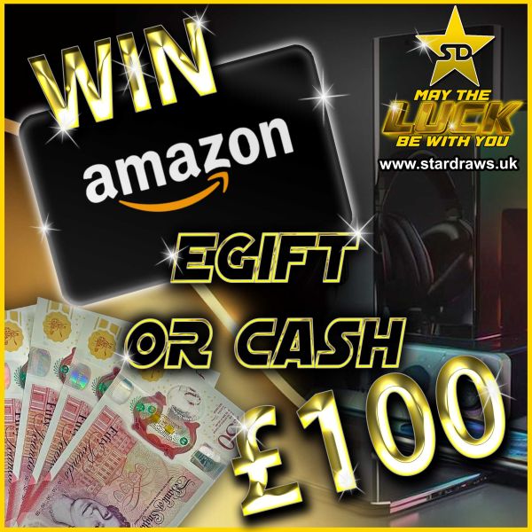 WK18 – Win Yourself A £100 Amazon e-Gift or CASH! (Odds:1:100)