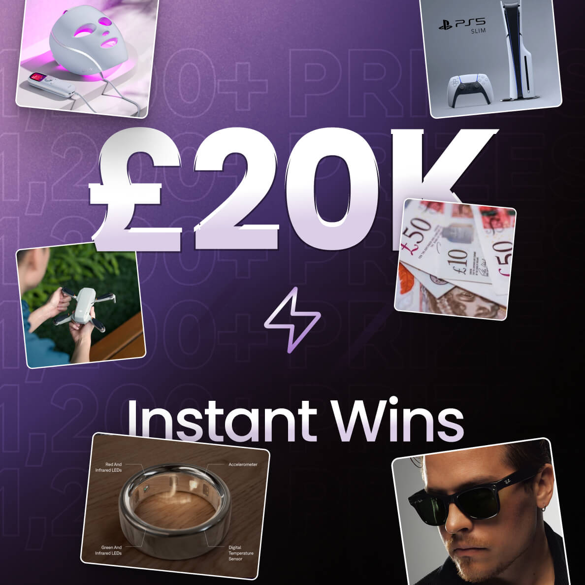 £20,000 Instant Wins