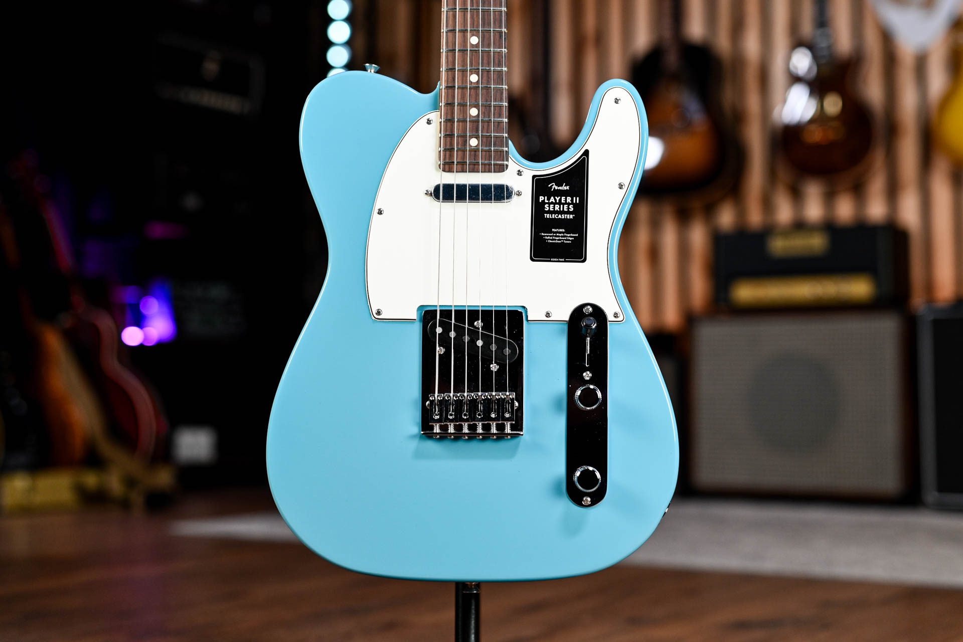 Fender Player II Telecaster in Aquatone Blue #3