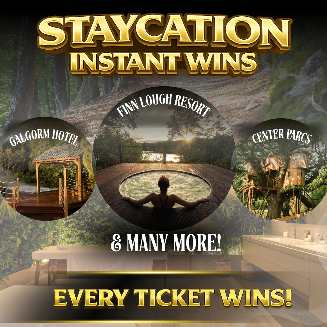STAYCATION INSTANT WINS – £40k Prize Fund