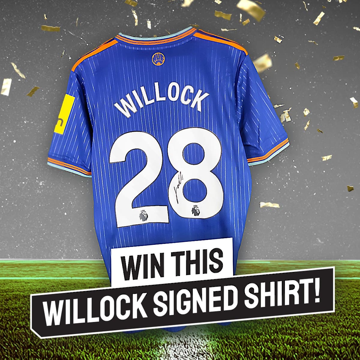 Newcastle Competition! Win this Joe Willock signed Newcastle third shirt!