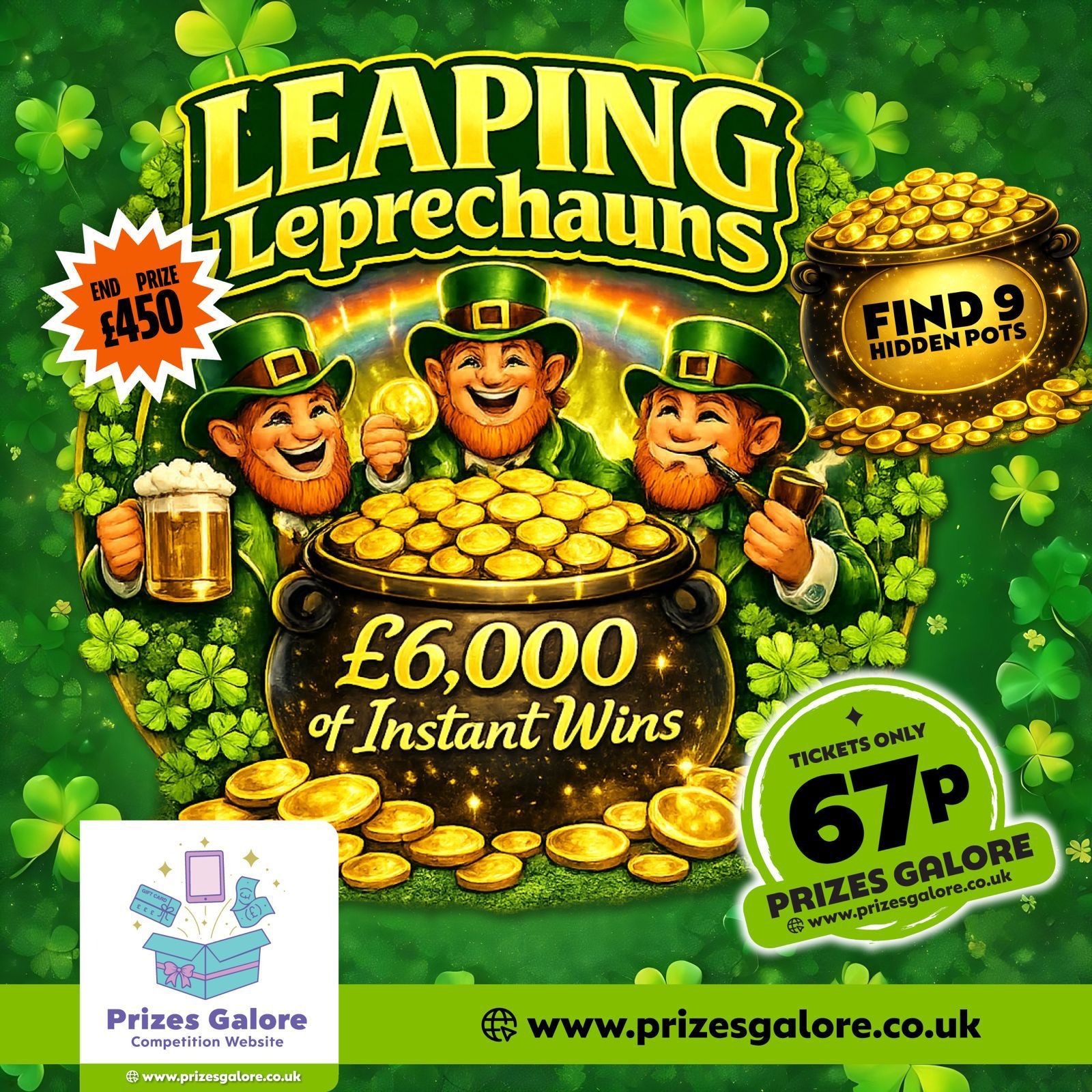 💚 Leaping Leprechauns💚£450💚
