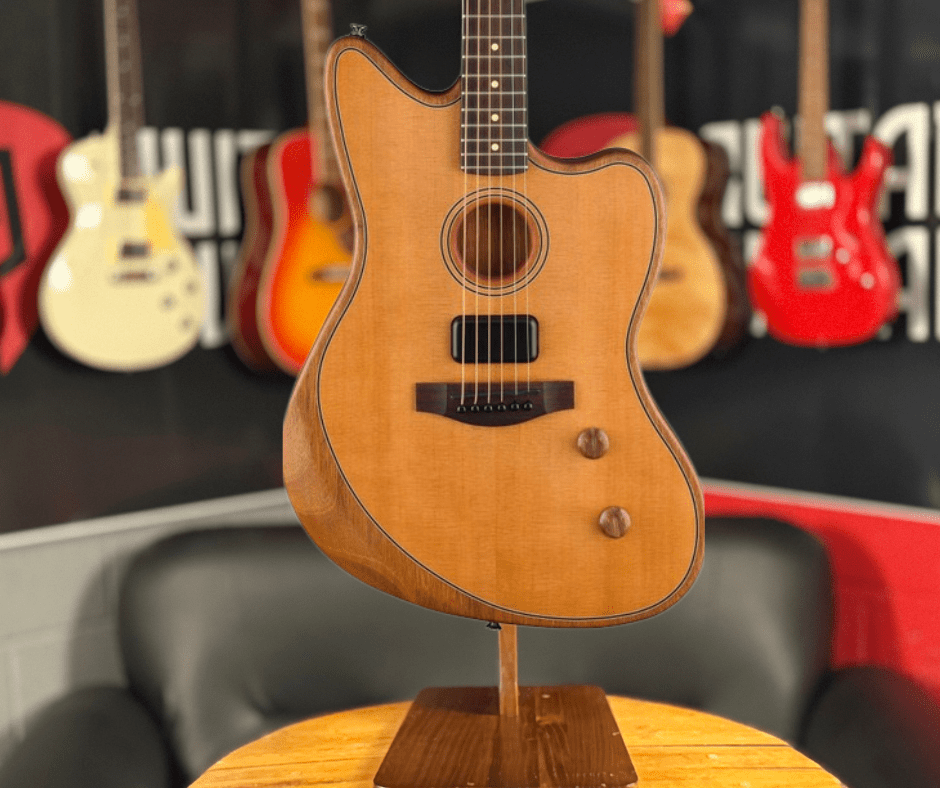 NEW FENDER ACOUSTASONIC JAZZMASTER AGED NATUARAL #5