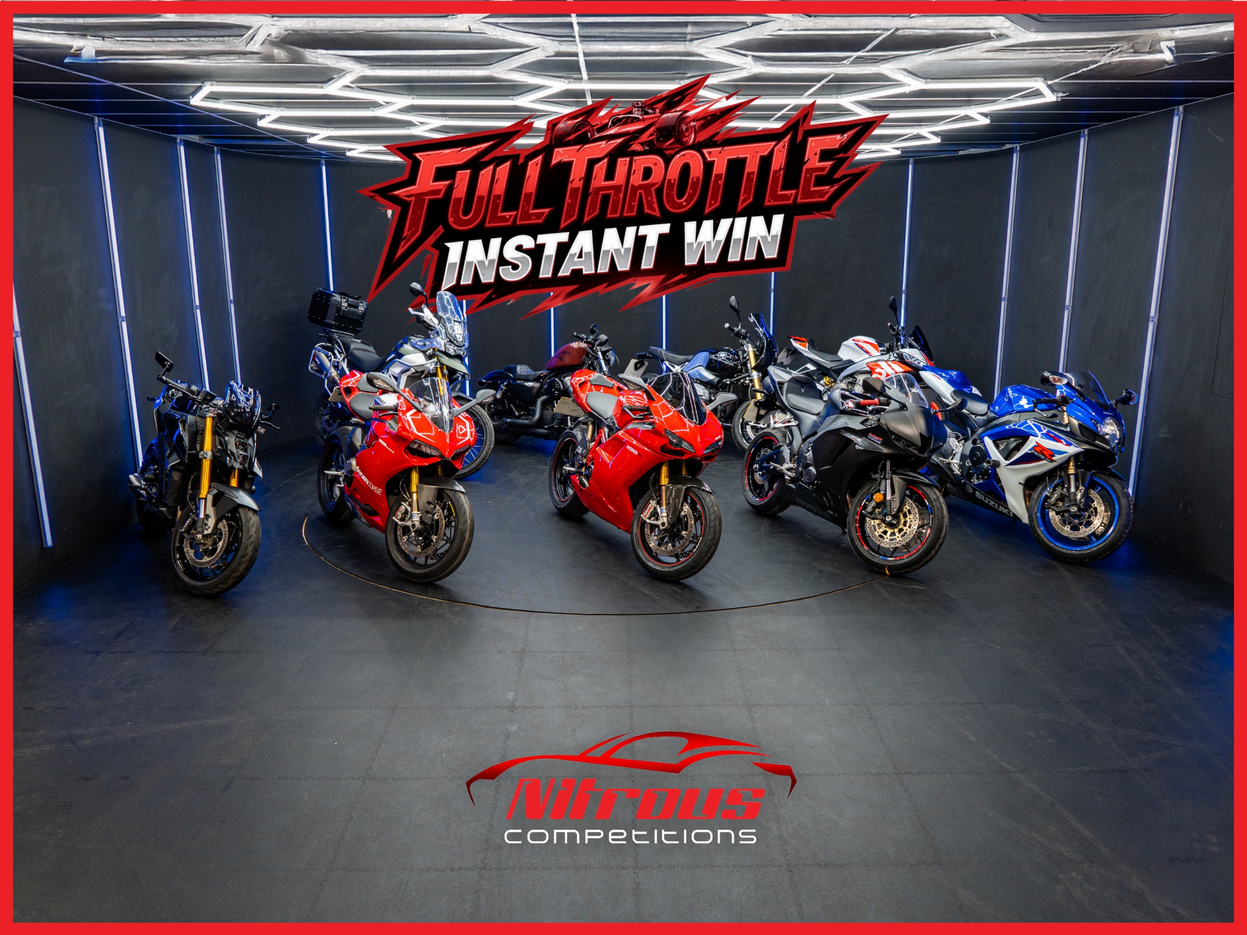FULL THROTTLE BIKE INSTANT WINS [Draw March 11th] £5,000 END PRIZE
