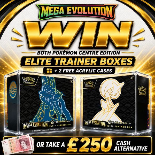 Pokémon TCG: Mega Evolutions Elite Trainer Boxes – Pokémon Centre Edition With Cases