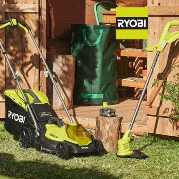 Ryobi Cordless lawnmower & Strimmer