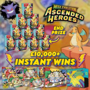 Ten Ascended Heroes Booster Bundles +£10,000 Instant Wins! – AUTO DRAW