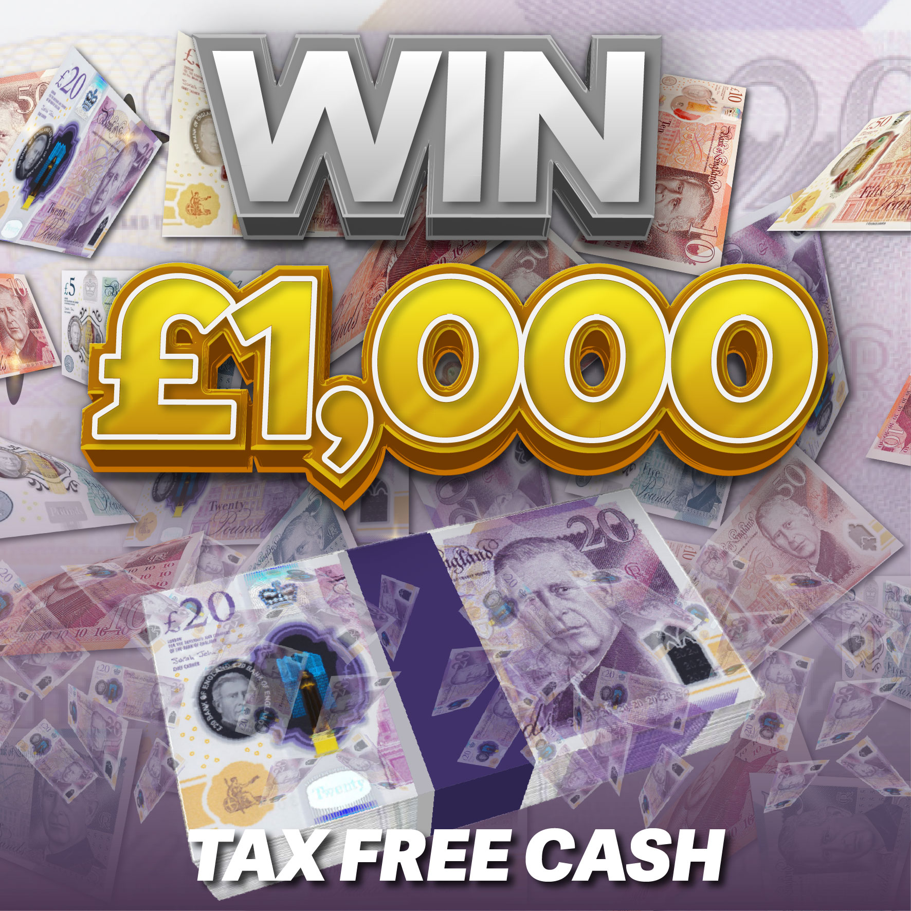 Win £1,000 Tax Free Cash *LOW ODDS* #6