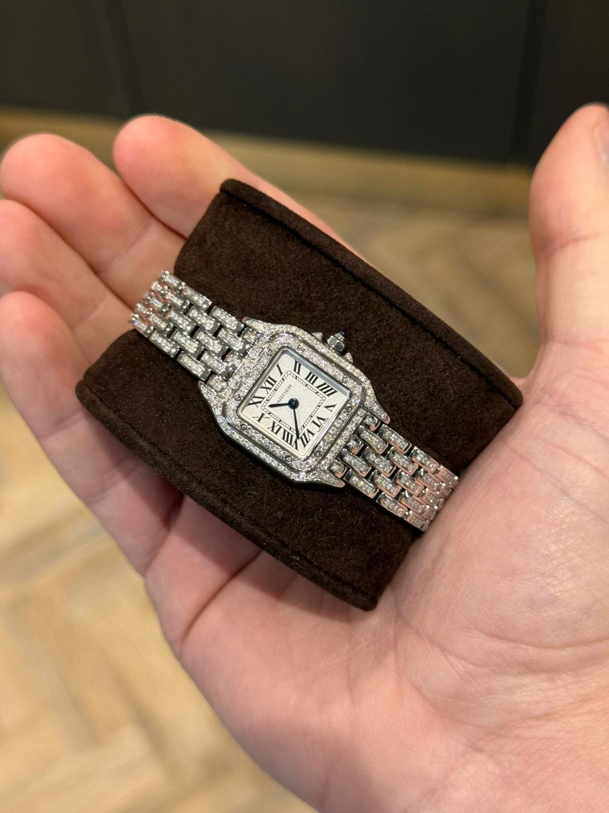 Stunning Cartier Diamond Set Watch