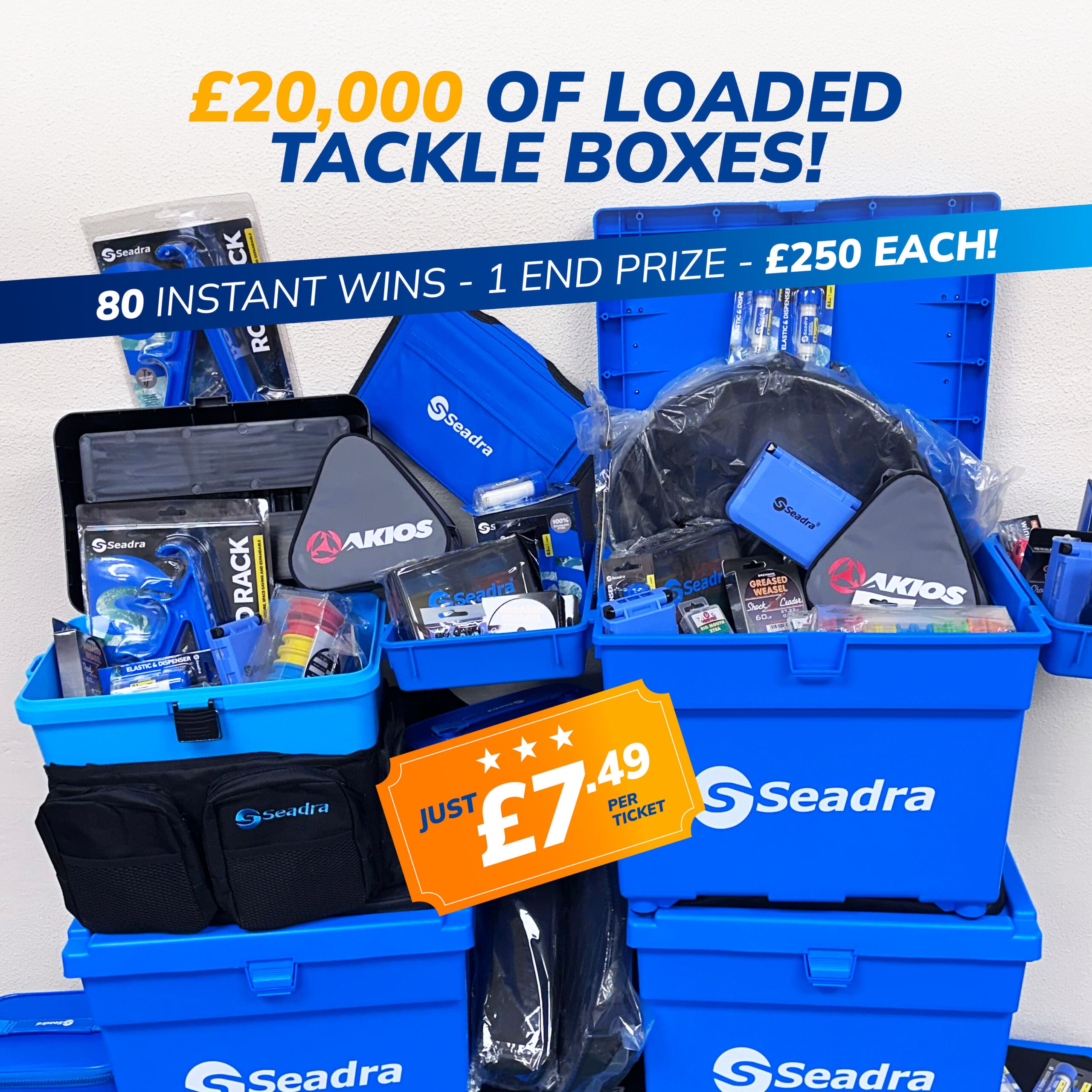 £20,000 of Loaded Tackle Boxes!