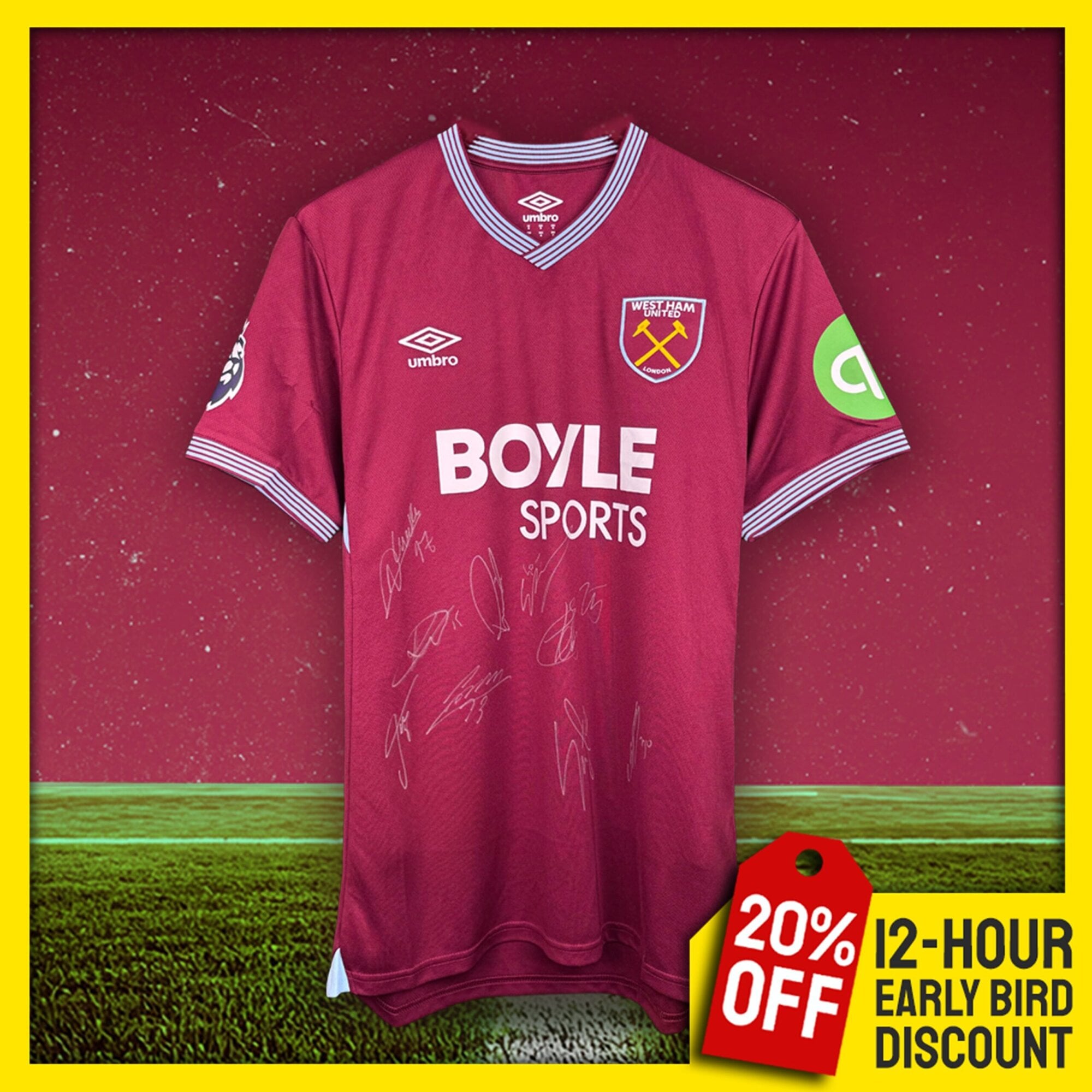 Squad Signed 25/26 West Ham Shirt!