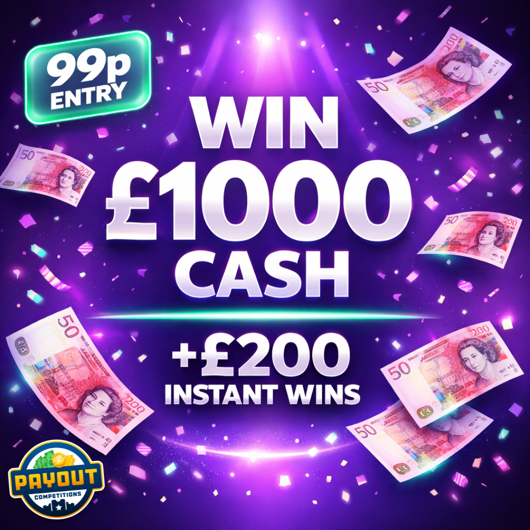 £1000 Tax-Free Cash + Instant Wins
