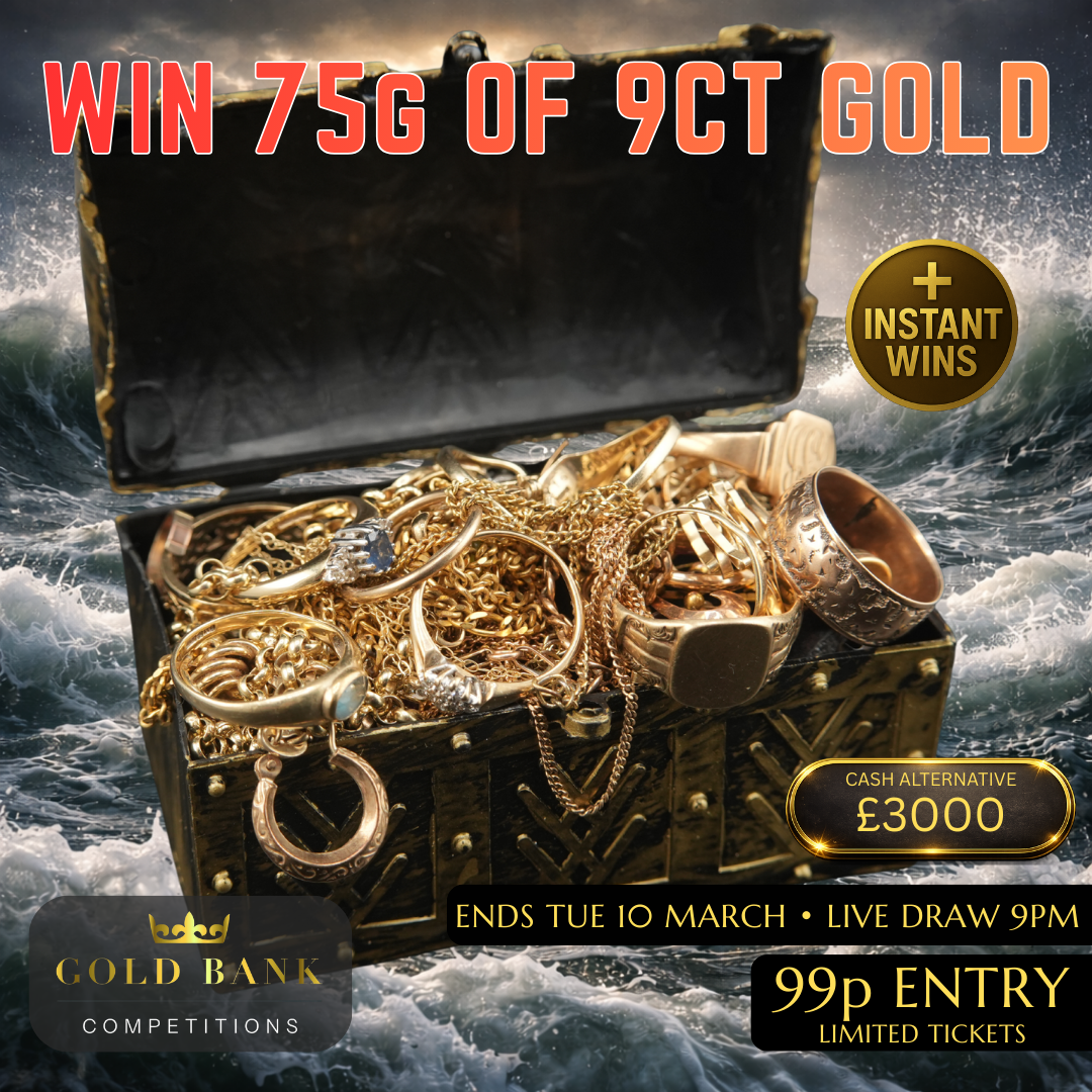 Win 75g of 9CT Gold!