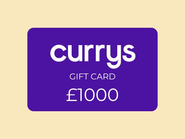 £1000 Currys Gift Card - Auto Draw - 28th April
