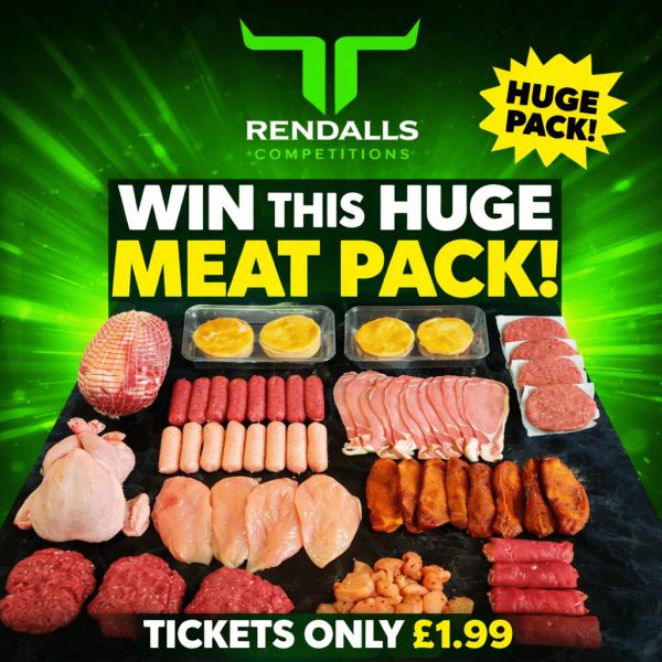 WIN THIS HUGE RENDALLS MEAT PACK