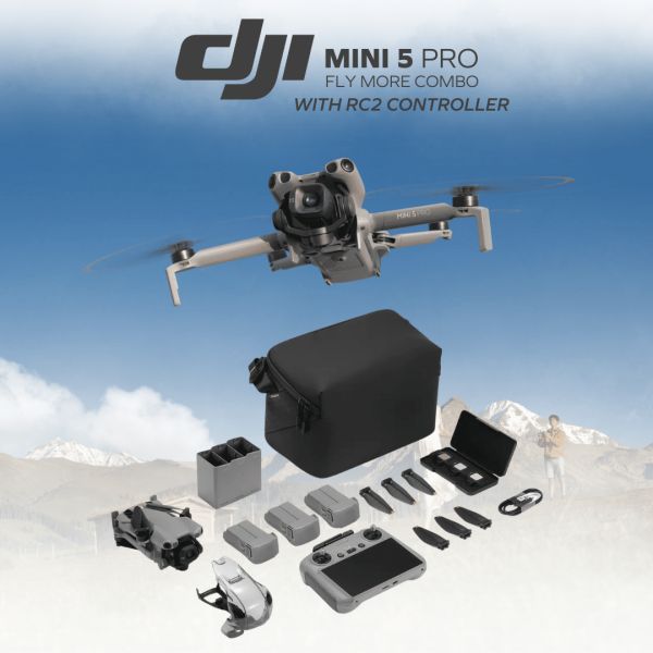 DJI Mini 5 Pro Drone Fly More Combo RC2