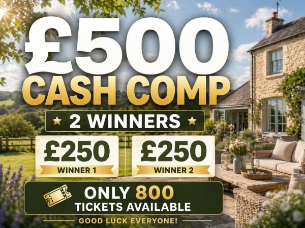 2 x £250 cash winners!