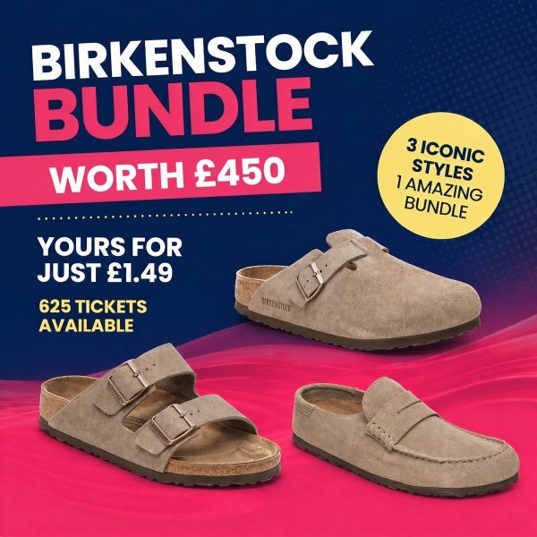 Three Birkenstock Icons. One Effortless Style Upgrade worth £450!