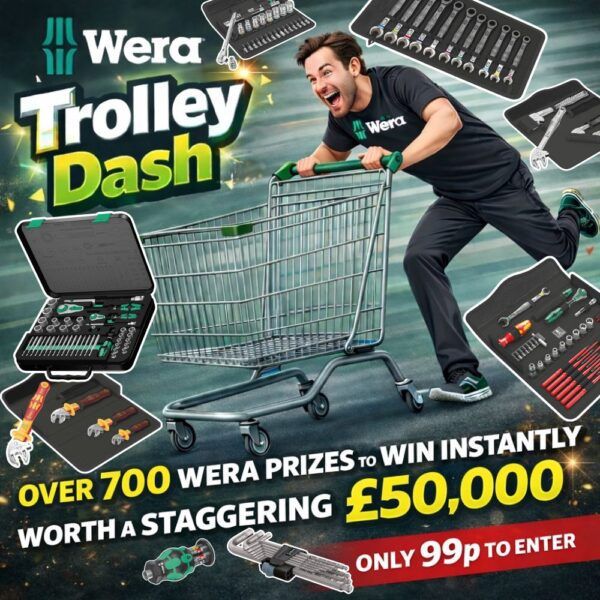 Wonderful Wera Trolley Dash – Instant Win Comp – Inc £50k Of Wera!