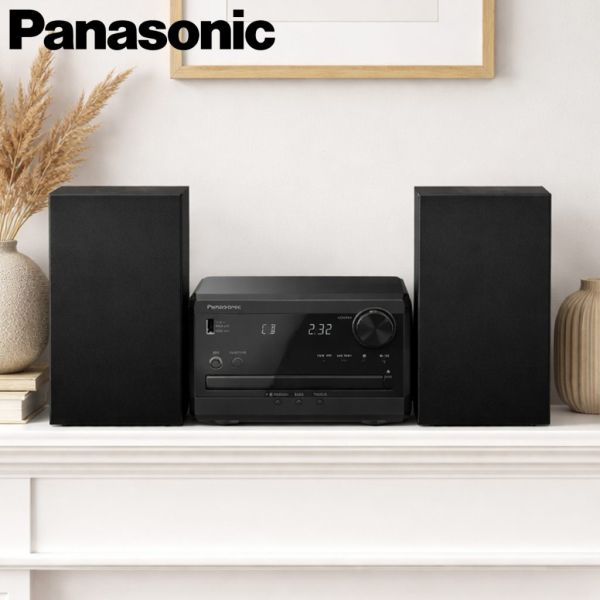 Panasonic Bluetooth Traditional Hi-Fi System – Black
